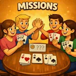 Play Missions online against the computer. Free cooperative card game with clear objectives, missions and game rules.